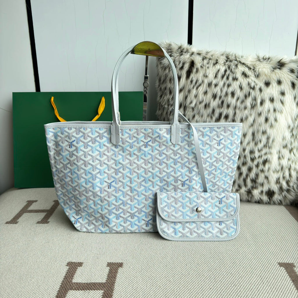 Goyard Saint Louis Tote Polar Blue