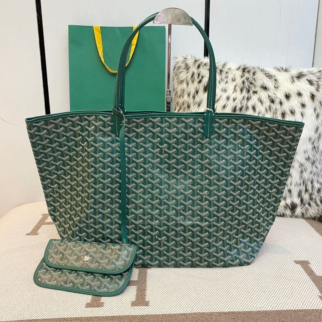 Goyard Saint Louis Tote Green