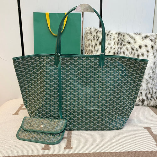 Goyard Saint Louis Tote Green