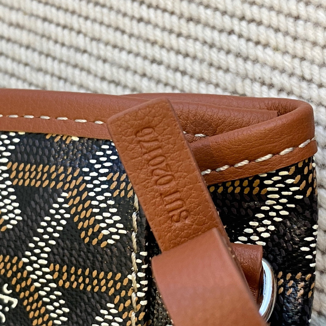 Goyard Saint Louis Tote Black/Tan