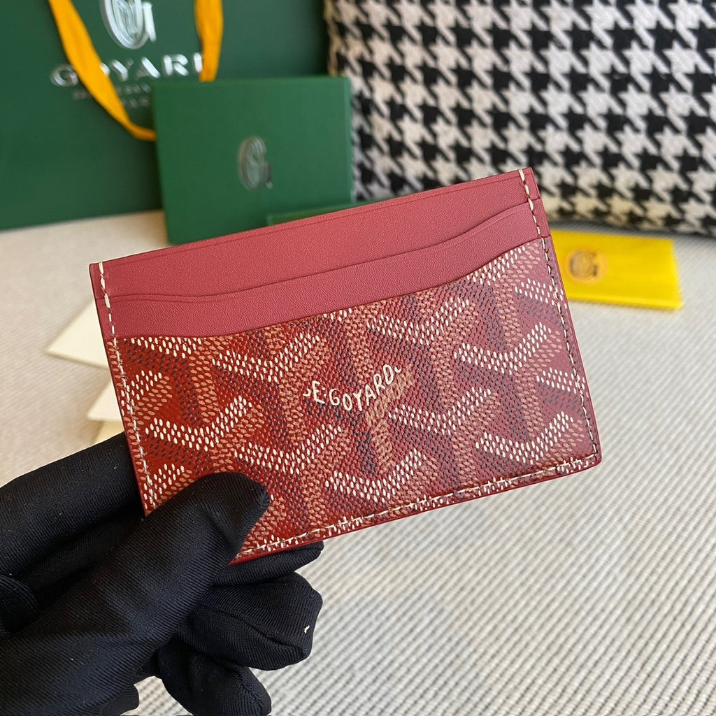 Goyard Saint Sulpice Cardholder Red