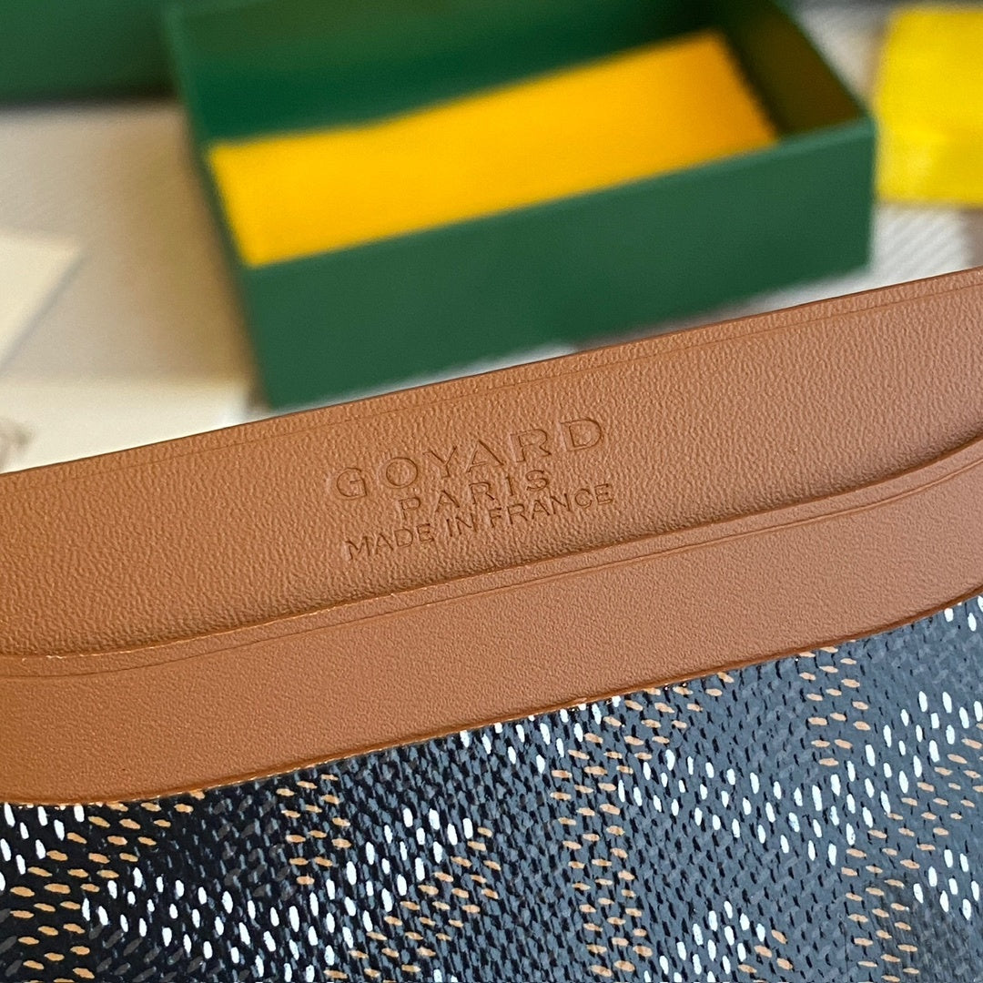 Goyard Saint Sulpice Cardholder Black/Tan