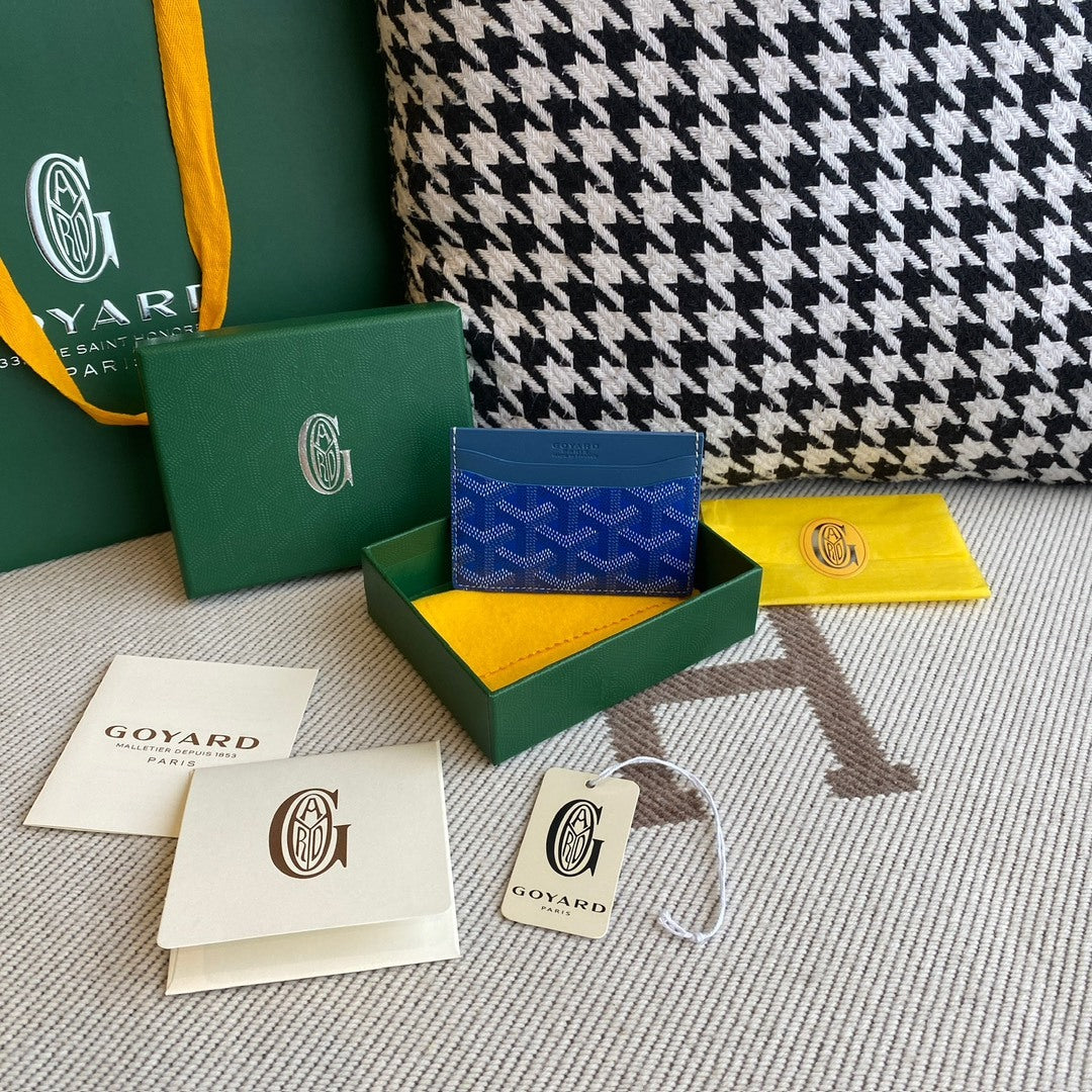 Goyard Saint Sulpice Cardholder Blue