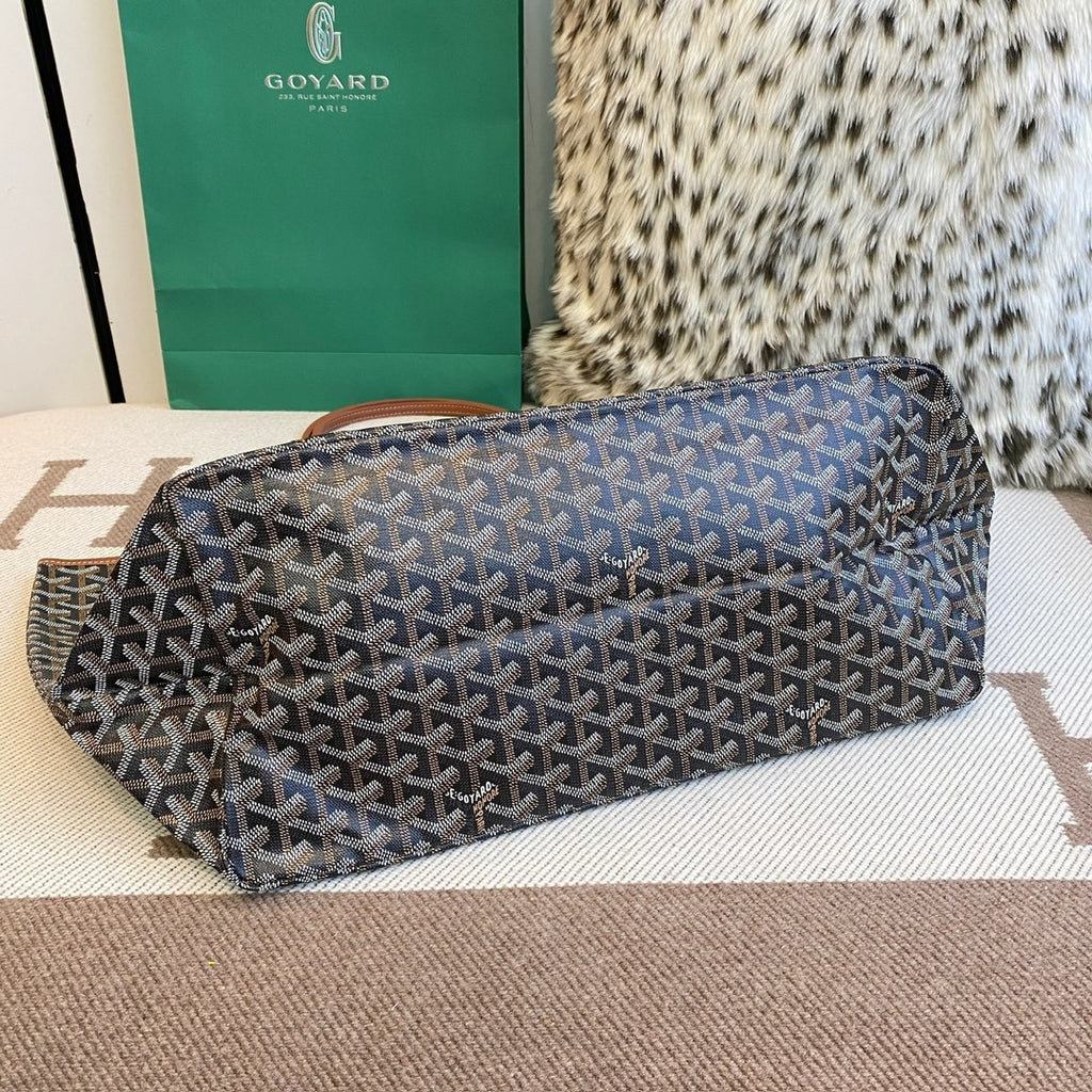 Goyard Saint Louis Tote Black/Tan