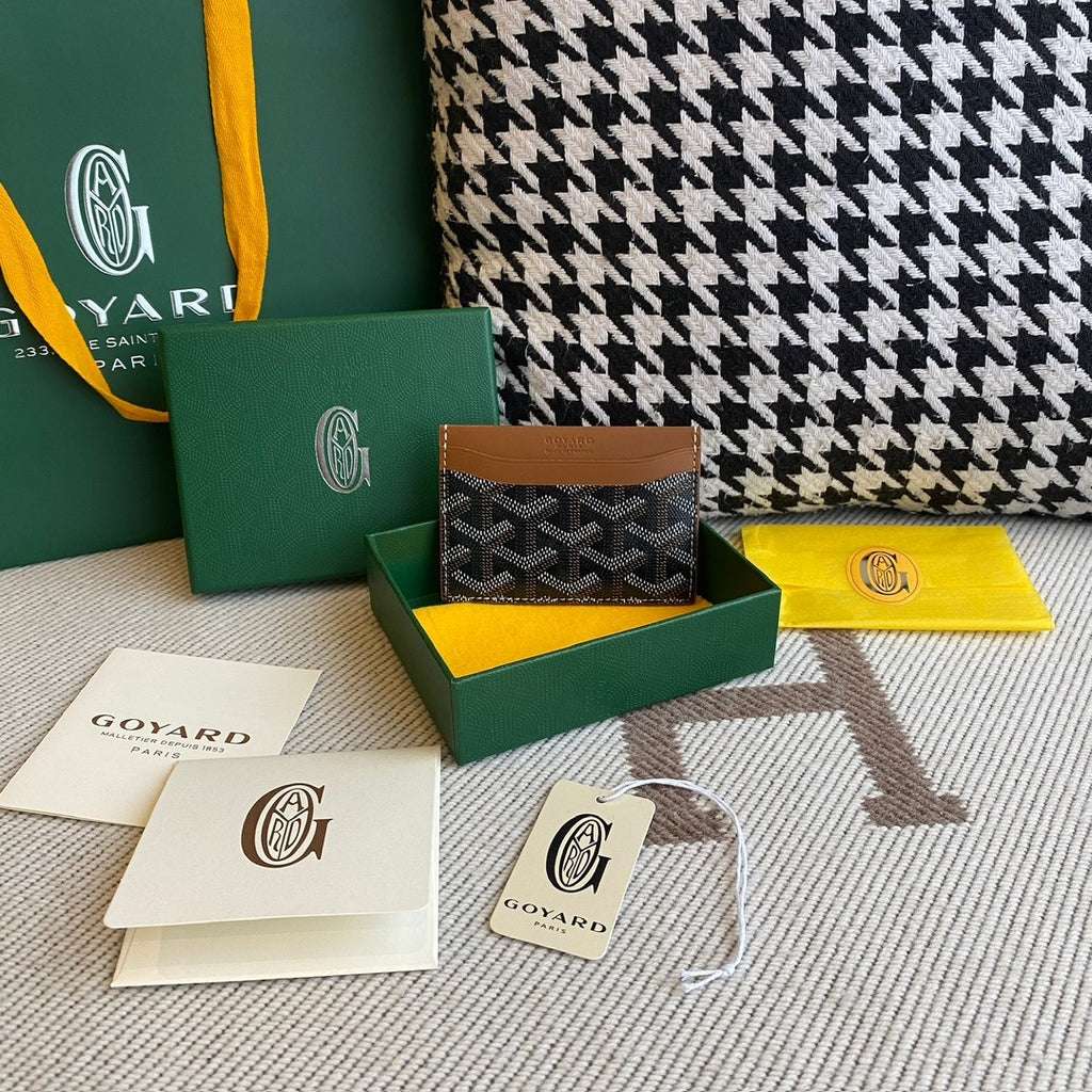 Goyard Saint Sulpice Cardholder Black/Tan