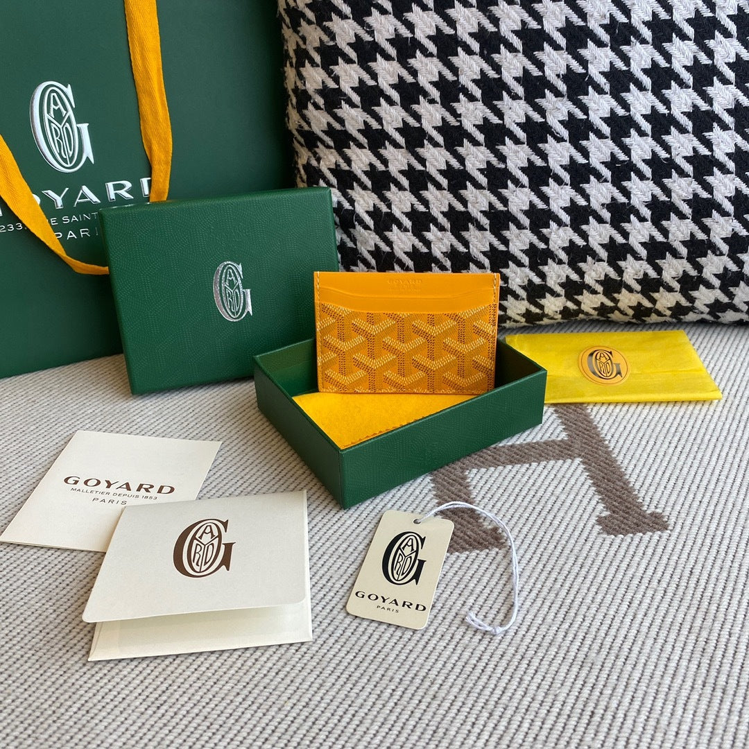 Goyard Saint Sulpice Cardholder Yellow