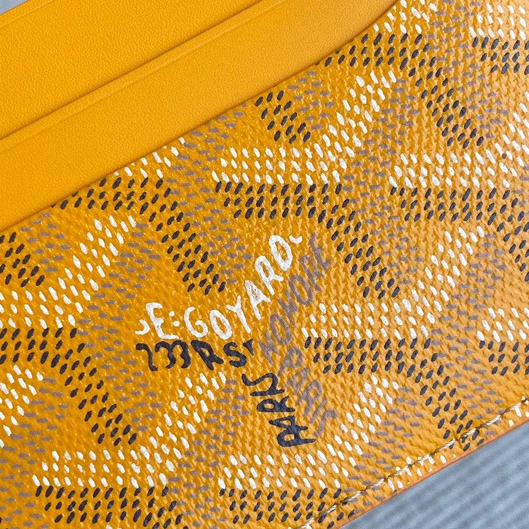 Goyard Saint Sulpice Cardholder Yellow