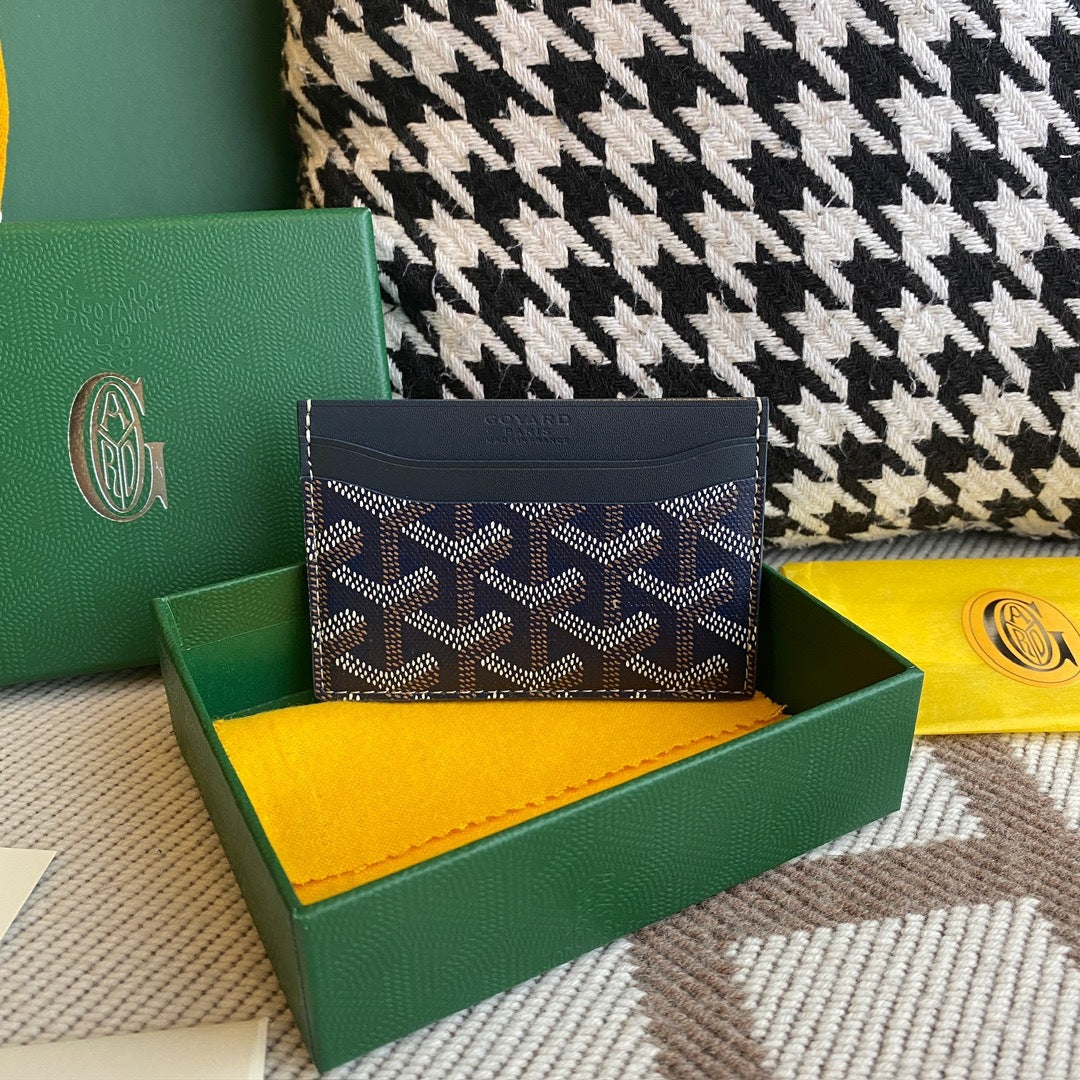 Goyard Saint Sulpice Cardholder Navy