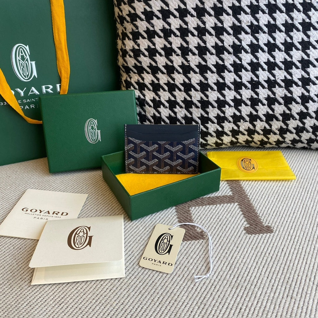 Goyard Saint Sulpice Cardholder Navy