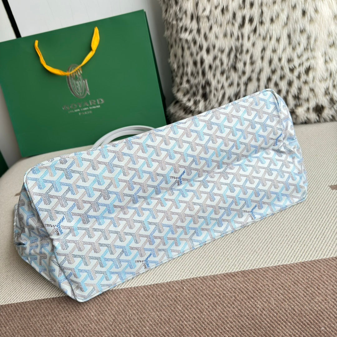 Goyard Saint Louis Tote Polar Blue