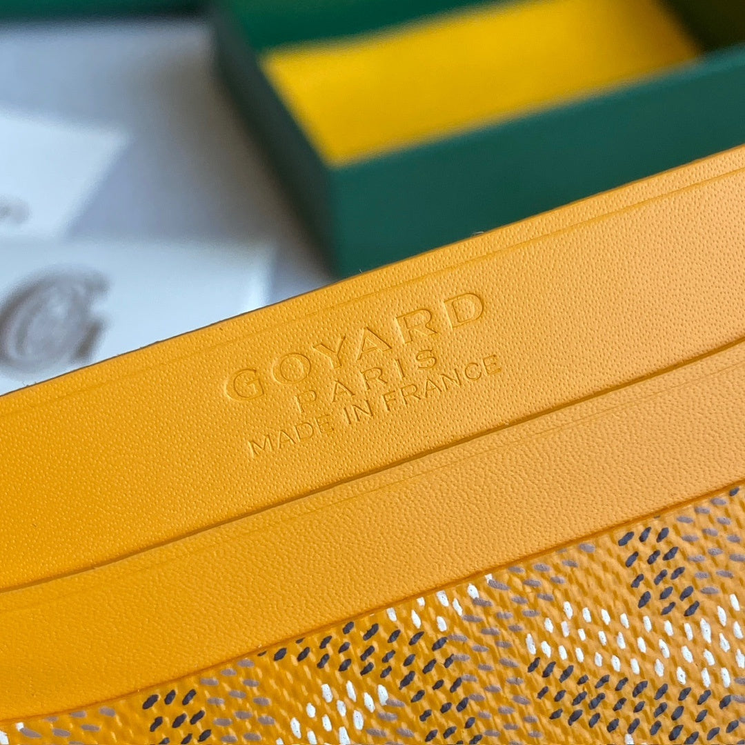 Goyard Saint Sulpice Cardholder Yellow