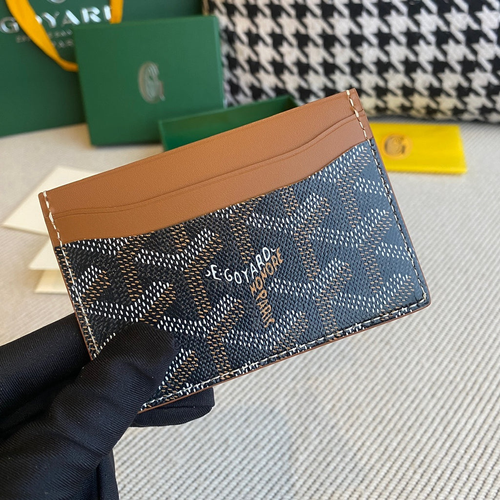Goyard Saint Sulpice Cardholder Black/Tan