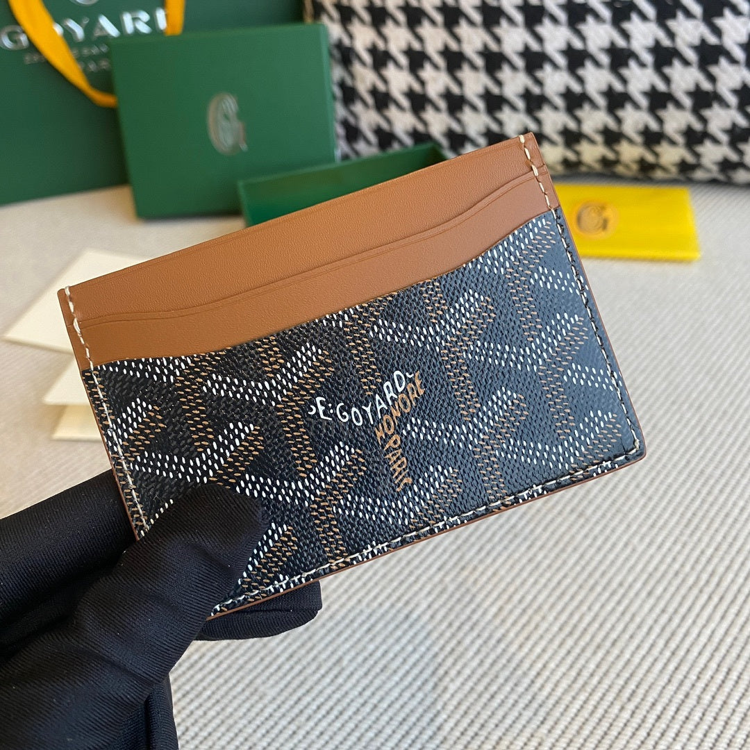 Goyard Saint Sulpice Cardholder Black/Tan