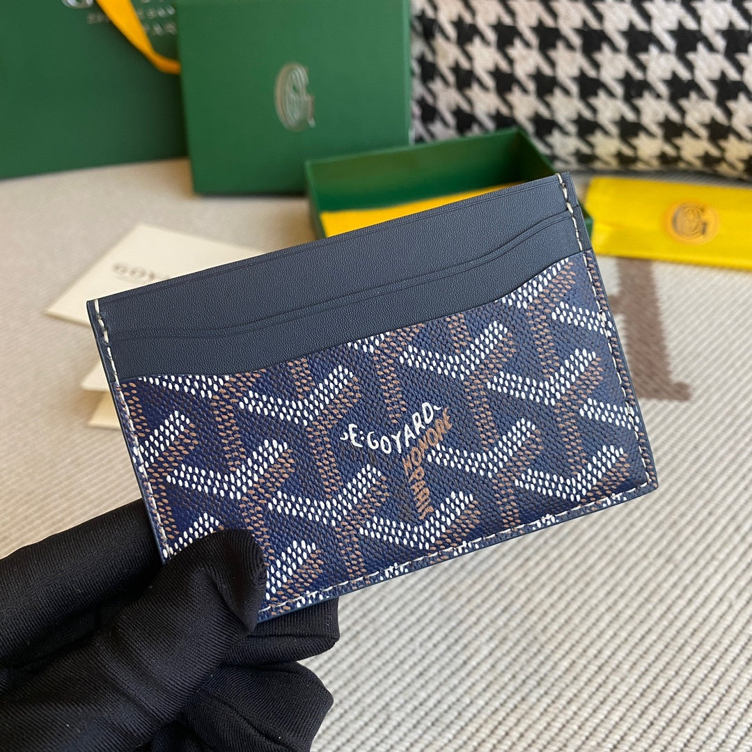 Goyard Saint Sulpice Cardholder Navy