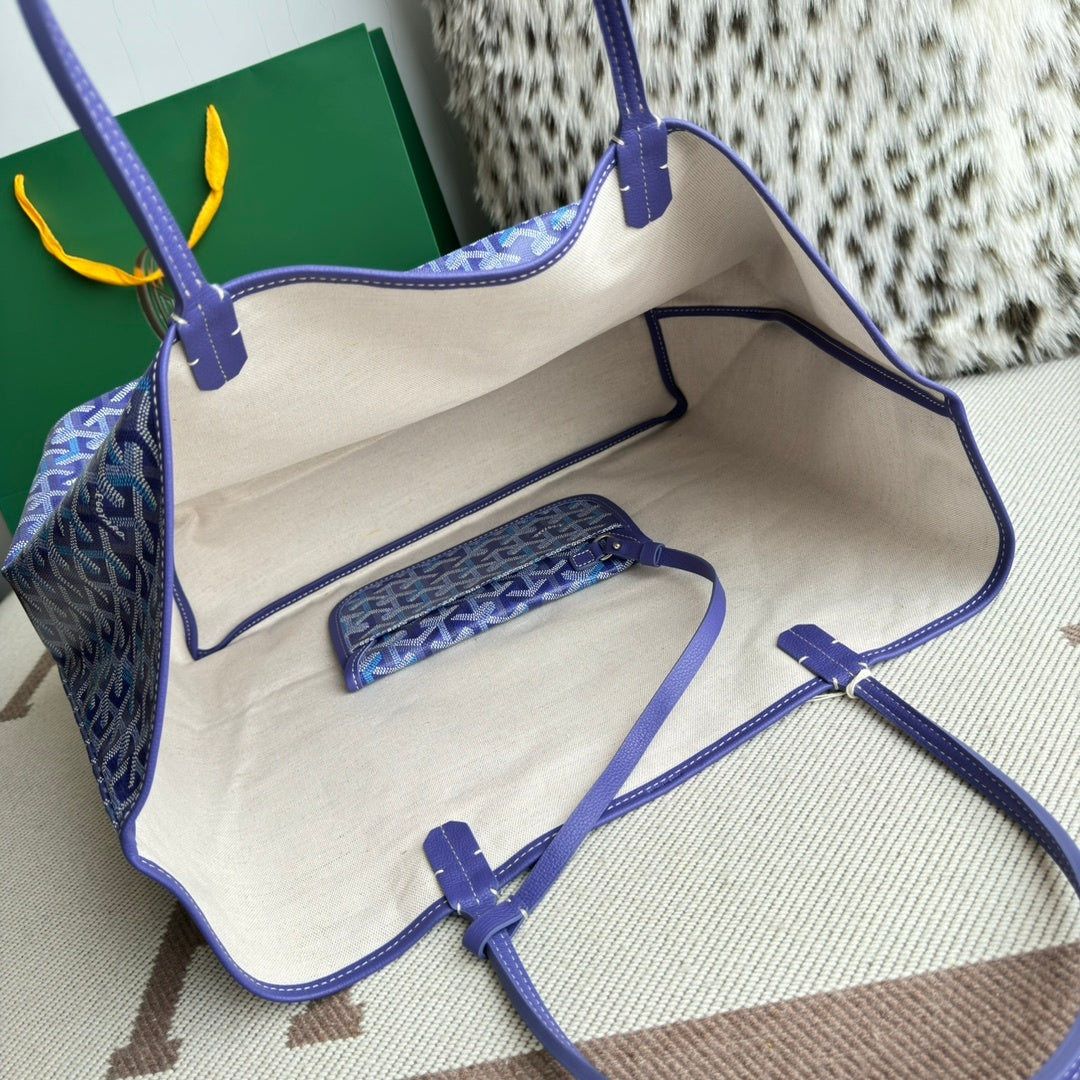 Goyard Saint Louis Tote Blueberry Purple