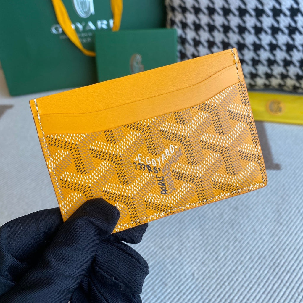Goyard Saint Sulpice Cardholder Yellow