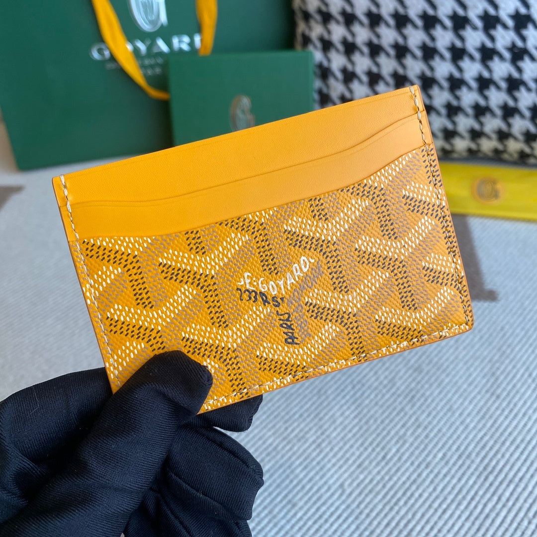 Goyard Saint Sulpice Cardholder Yellow
