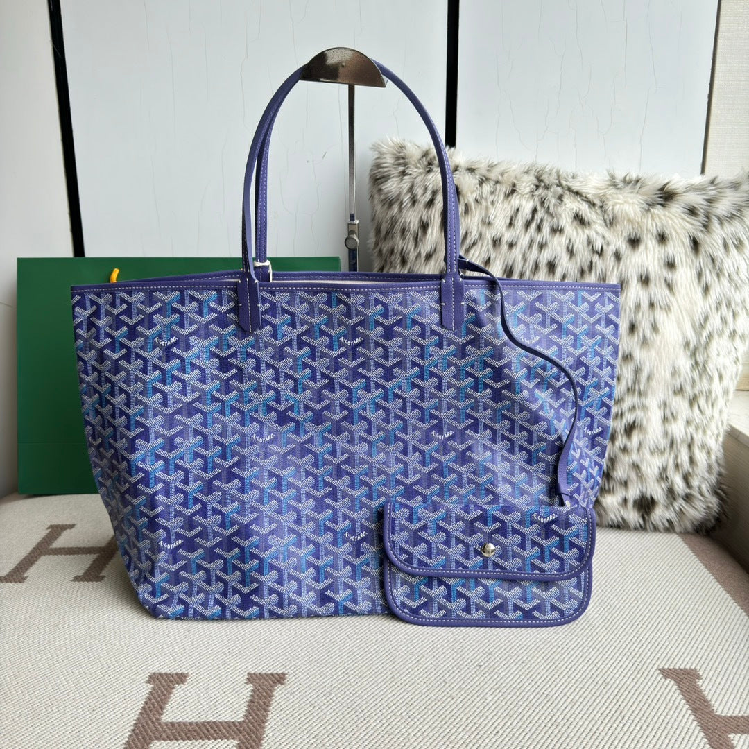 Goyard Saint Louis Tote Blueberry Purple