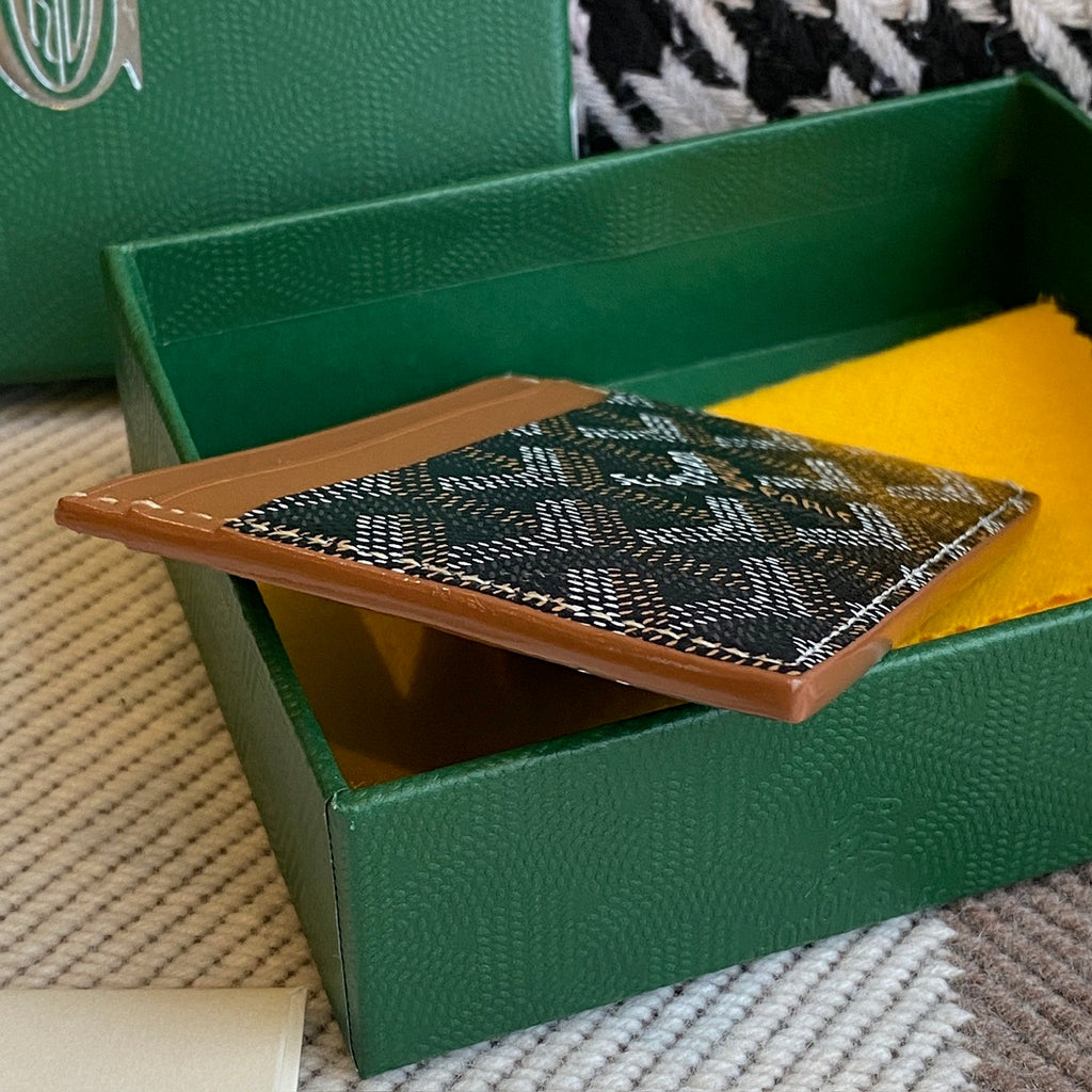 Goyard Saint Sulpice Cardholder Black/Tan