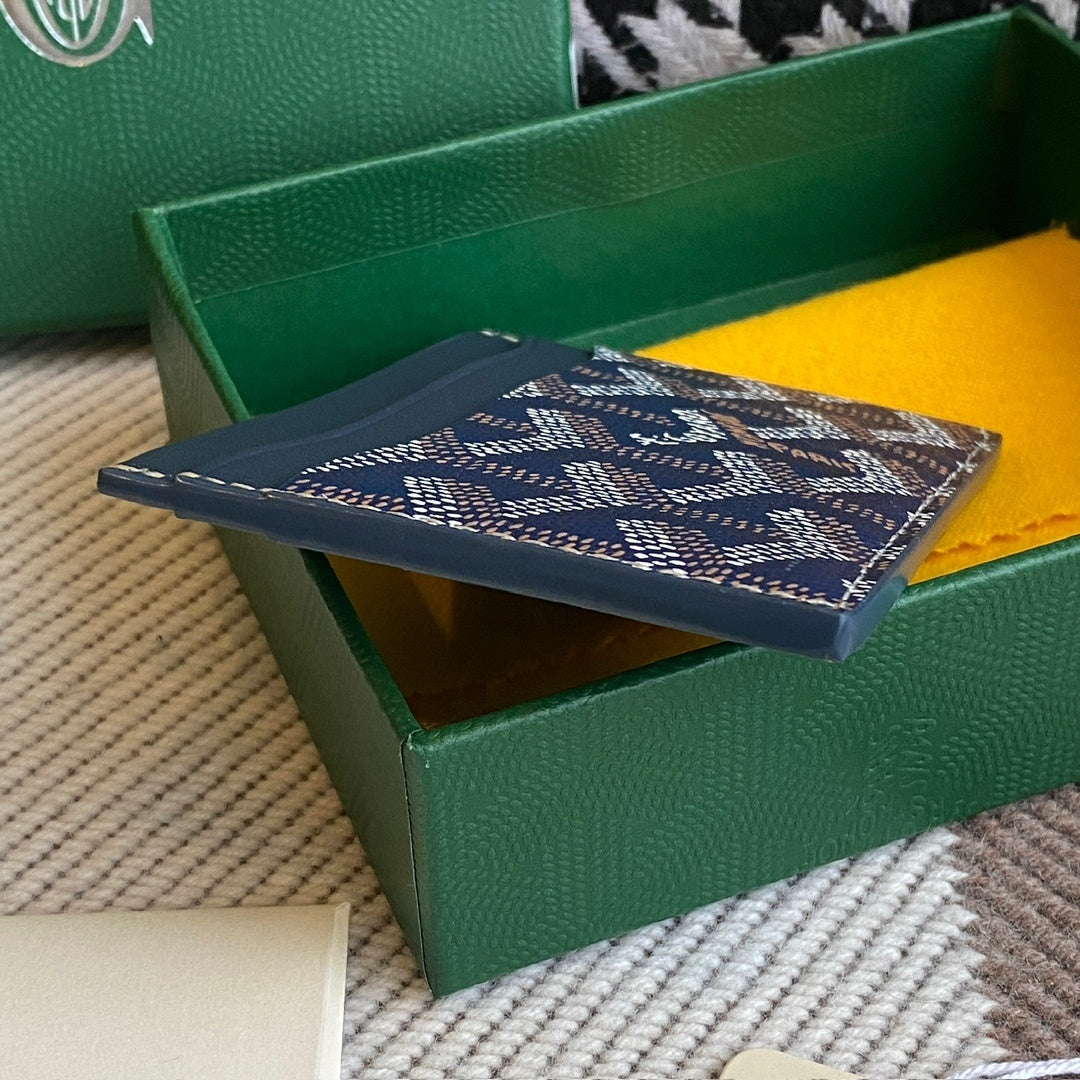 Goyard Saint Sulpice Cardholder Navy