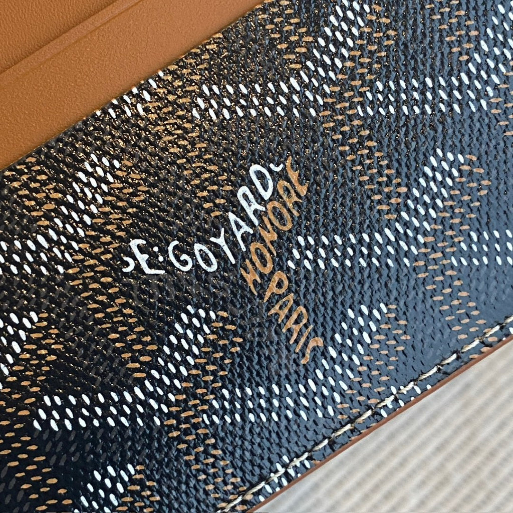 Goyard Saint Sulpice Cardholder Black/Tan