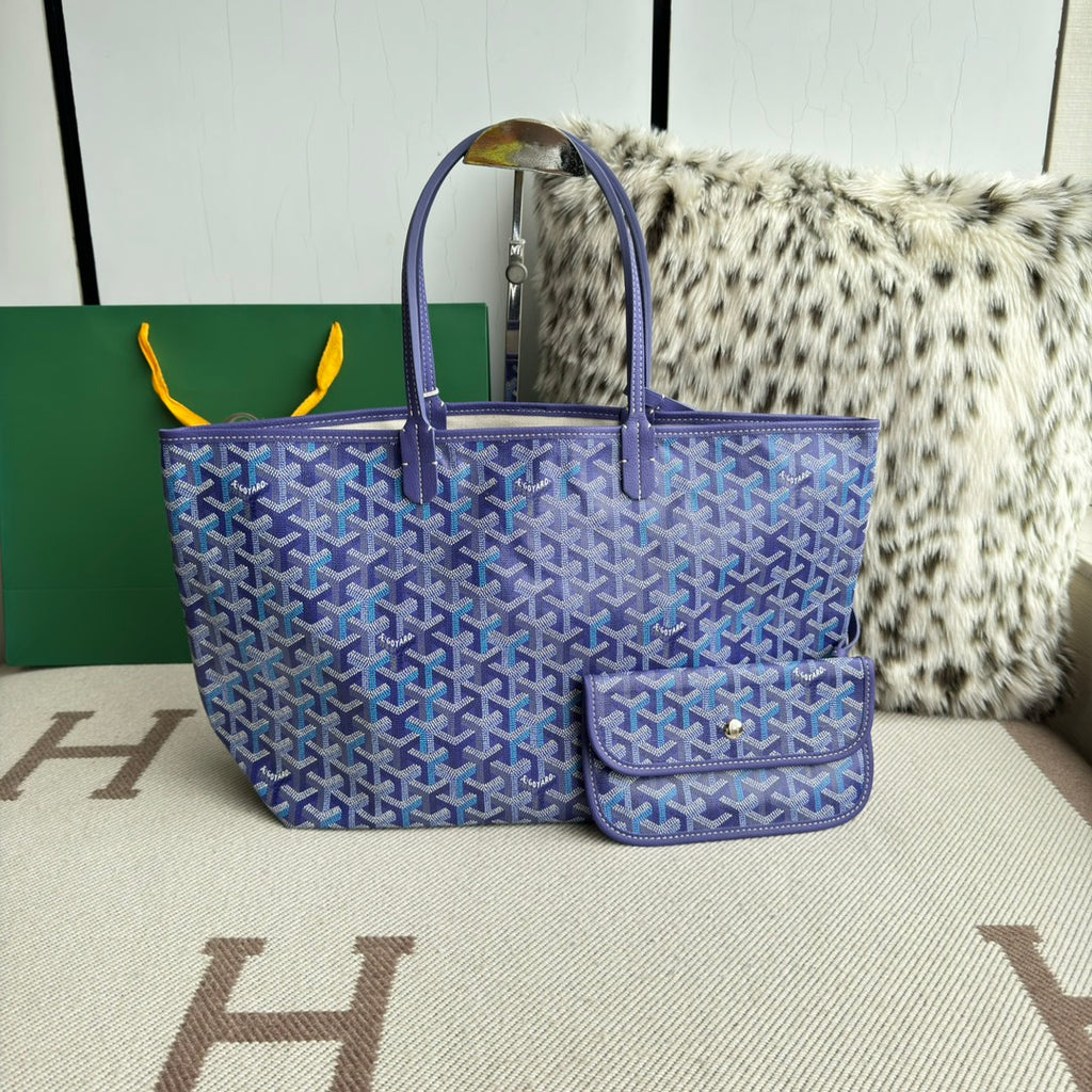 Goyard Saint Louis Tote Blueberry Purple