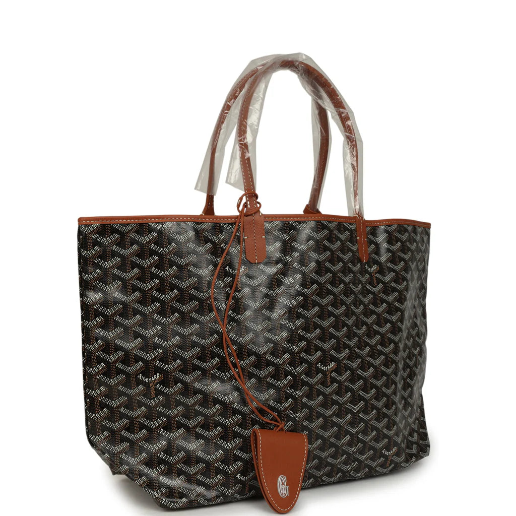 Goyard Saint Louis Tote Black/Tan