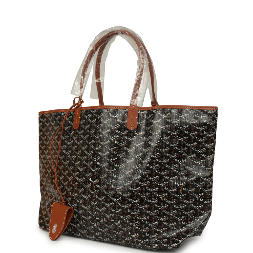 Goyard Saint Louis Tote Black/Tan