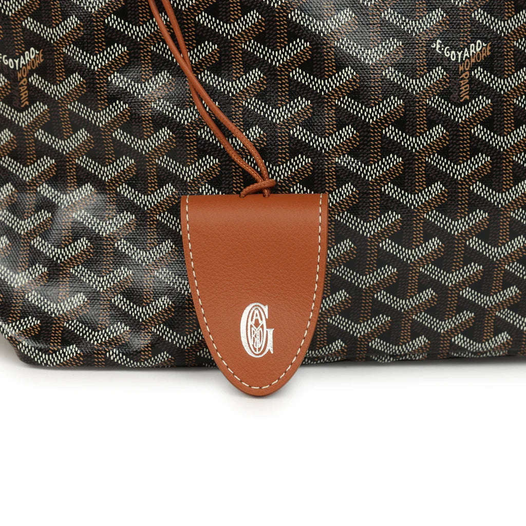 Goyard Saint Louis Tote Black/Tan