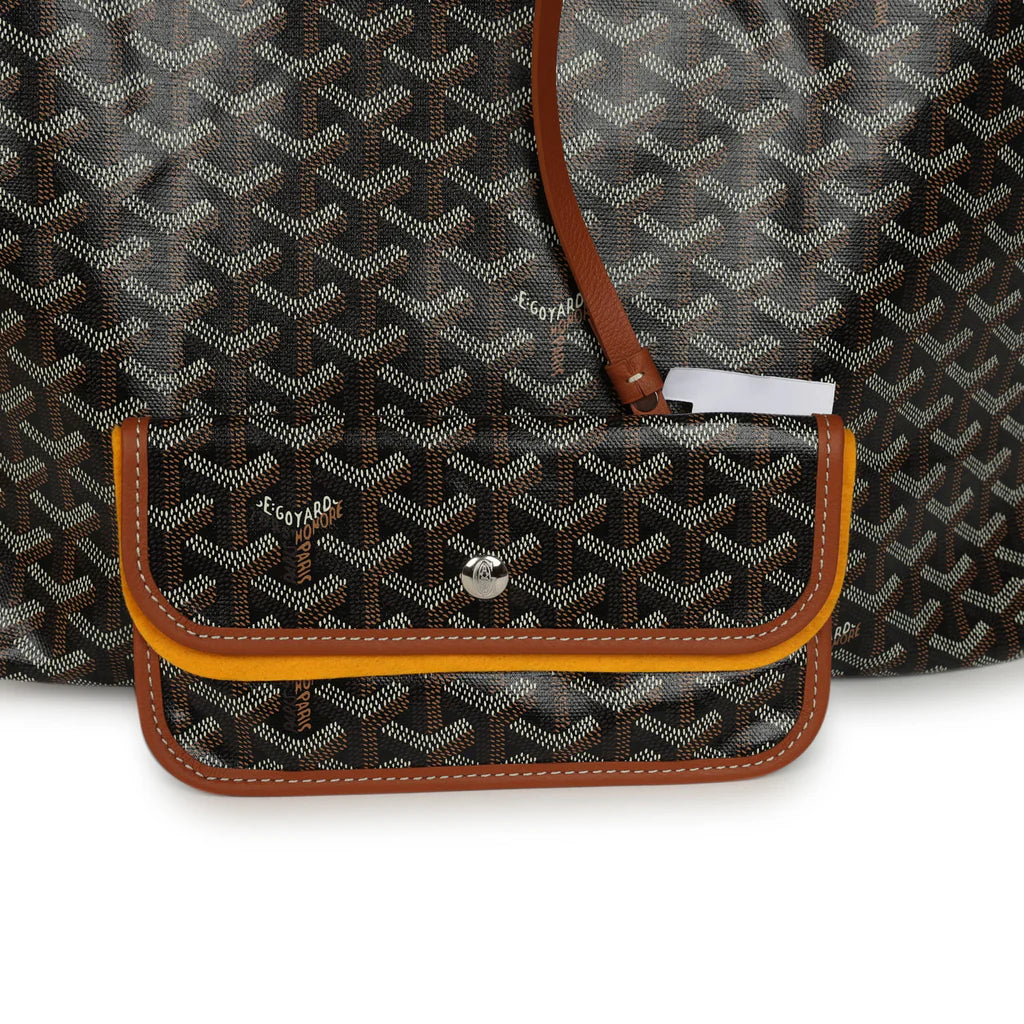Goyard Saint Louis Tote Black/Tan