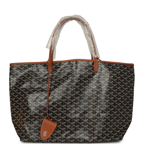 Goyard Saint Louis Tote Black/Tan