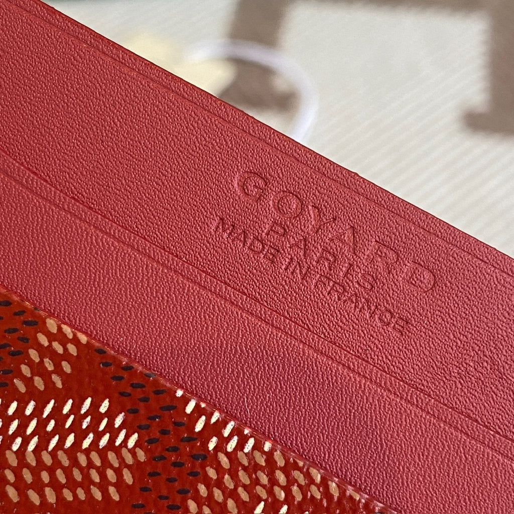 Goyard Saint Sulpice Cardholder Red