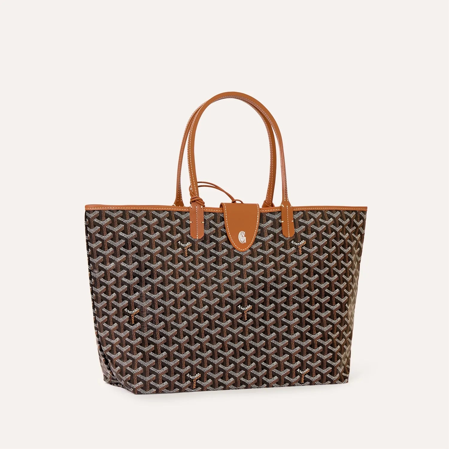 Goyard Saint Louis Tote Black/Tan