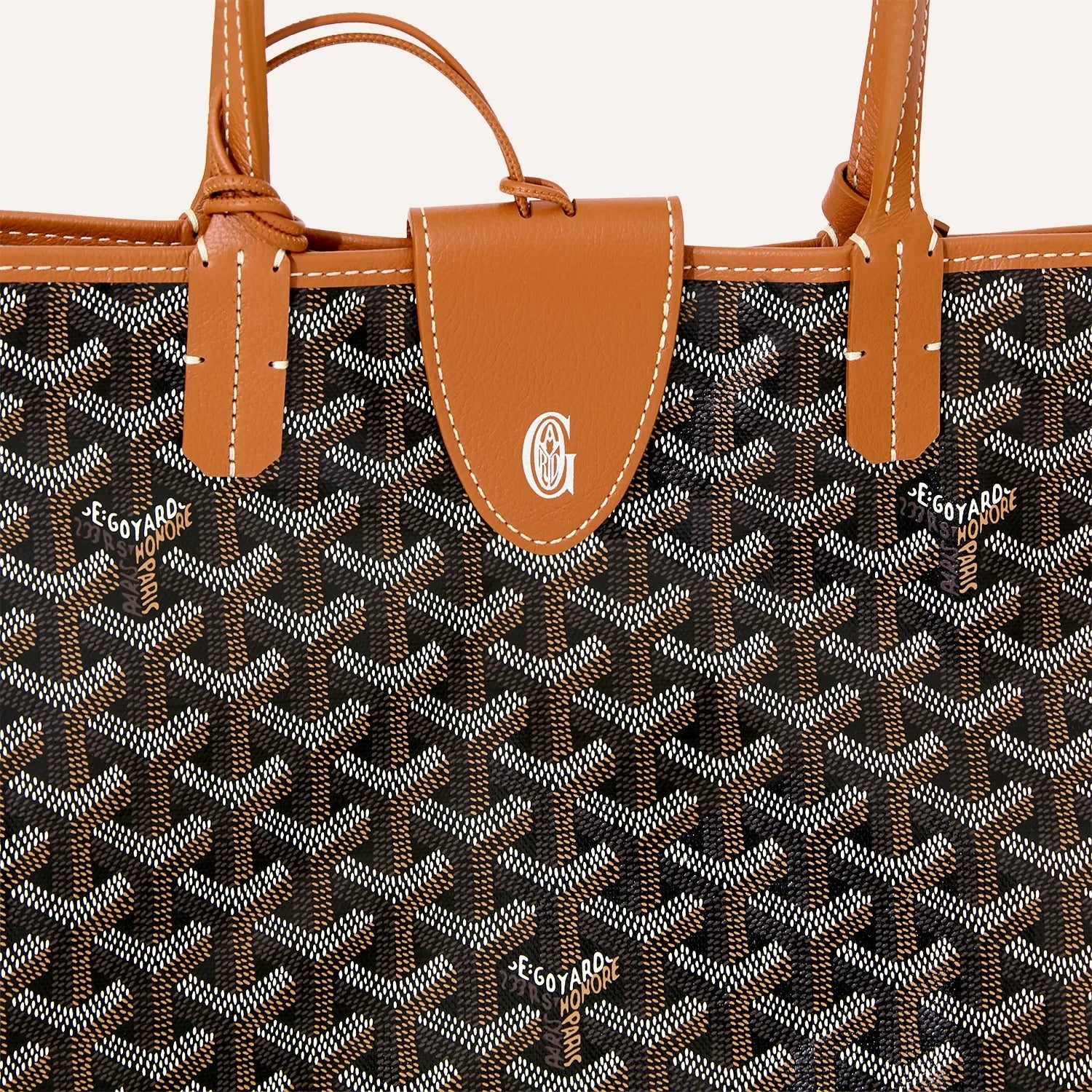 Goyard Saint Louis Tote Black/Tan