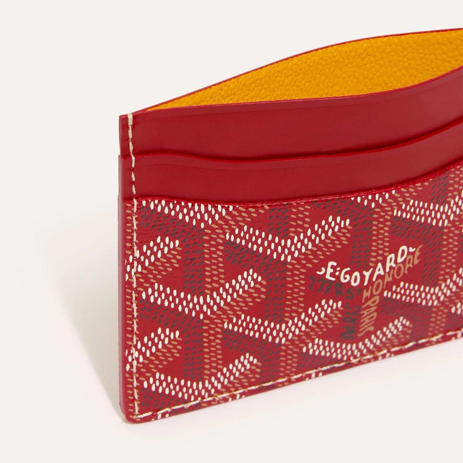 Goyard Saint Sulpice Cardholder Red