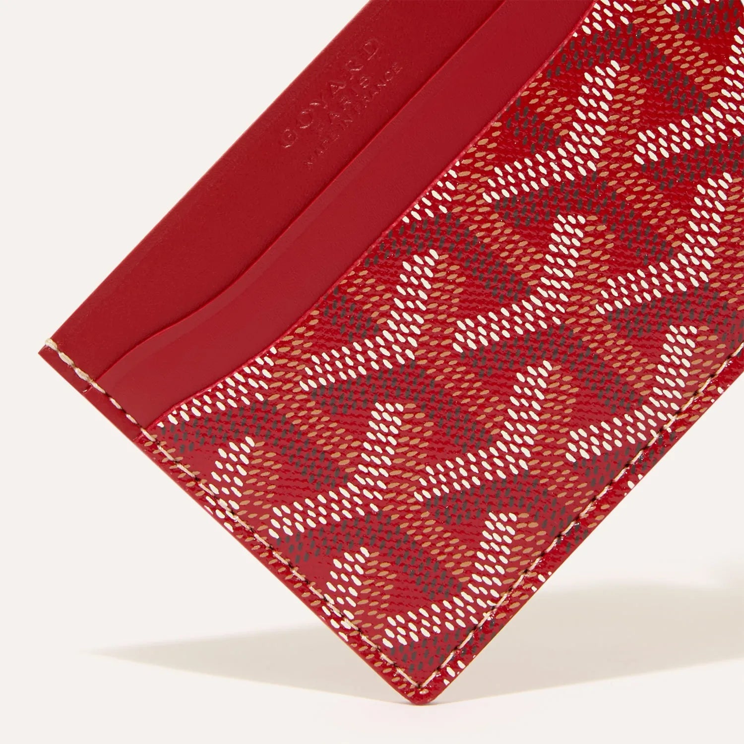 Goyard Saint Sulpice Cardholder Red