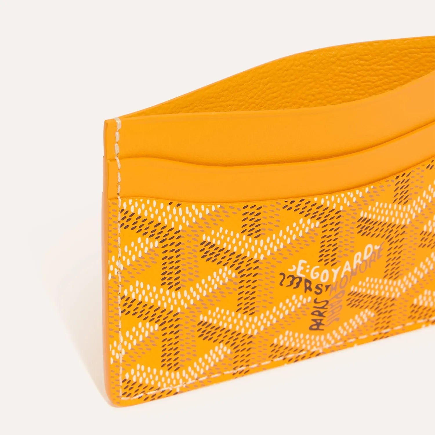 Goyard Saint Sulpice Cardholder Yellow