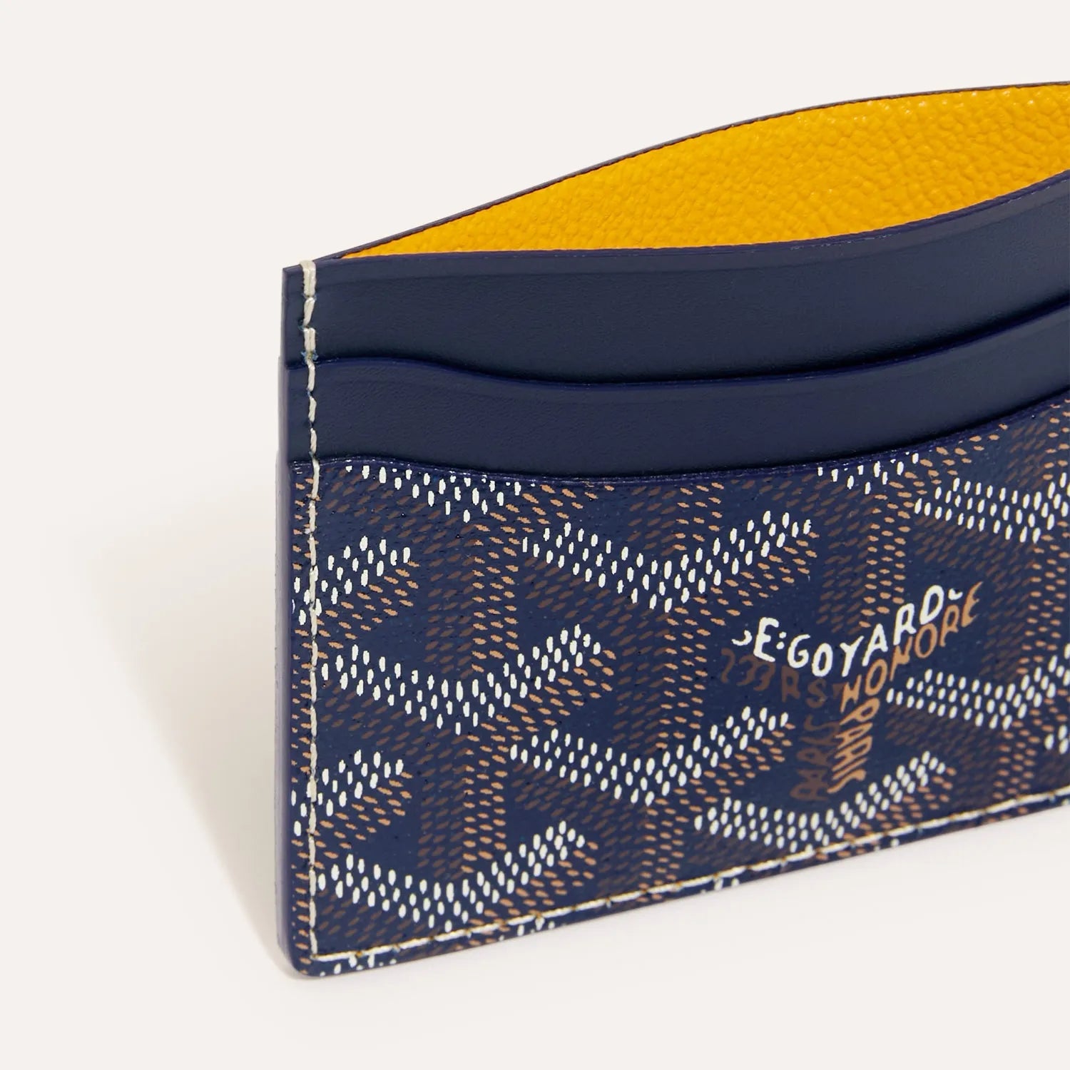 Goyard Saint Sulpice Cardholder Navy