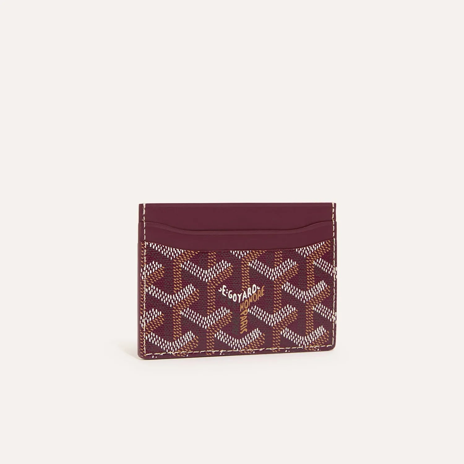 Goyard Saint Sulpice Cardholder Wine Red