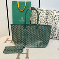 Goyard Saint Louis Tote Green