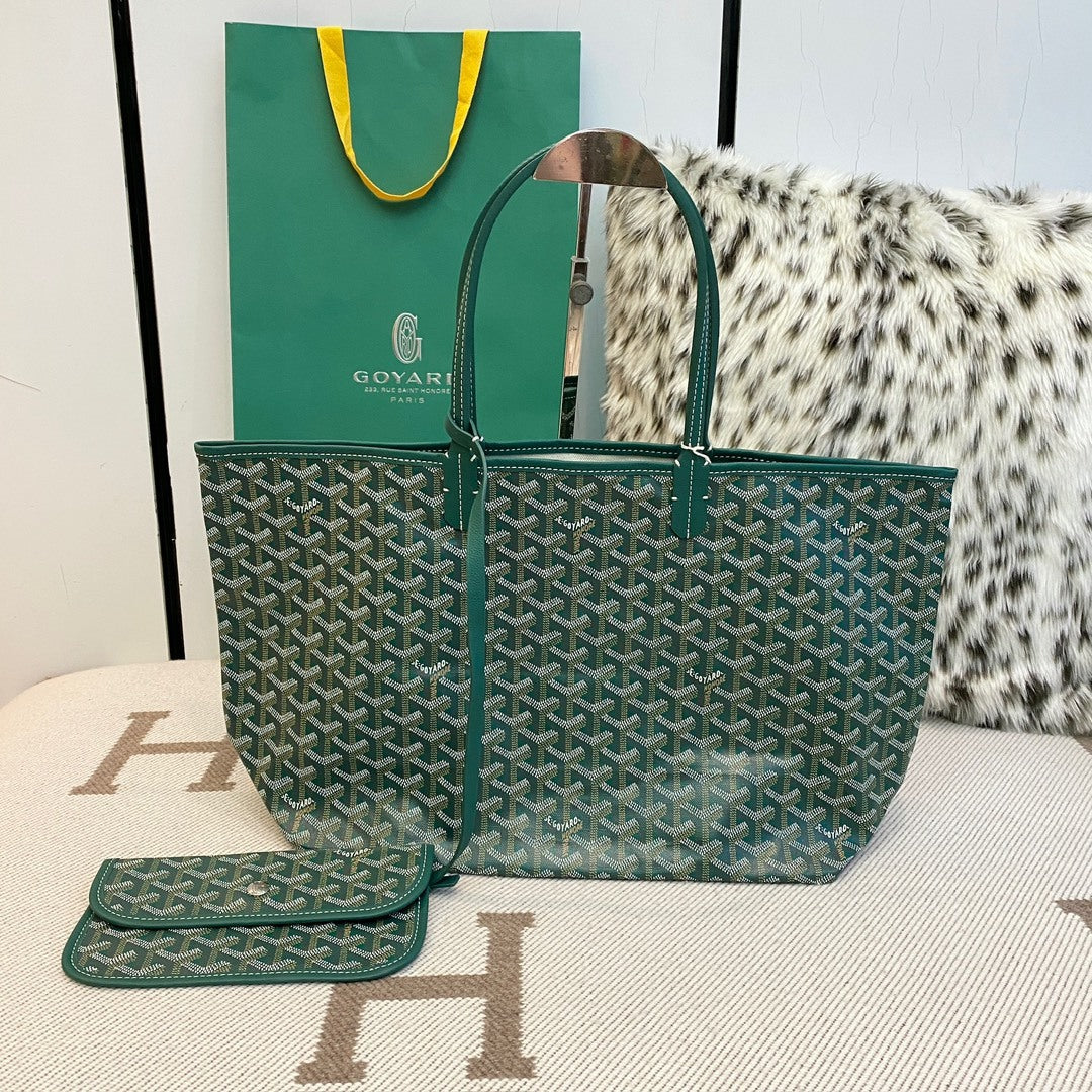 Goyard Saint Louis Tote Green