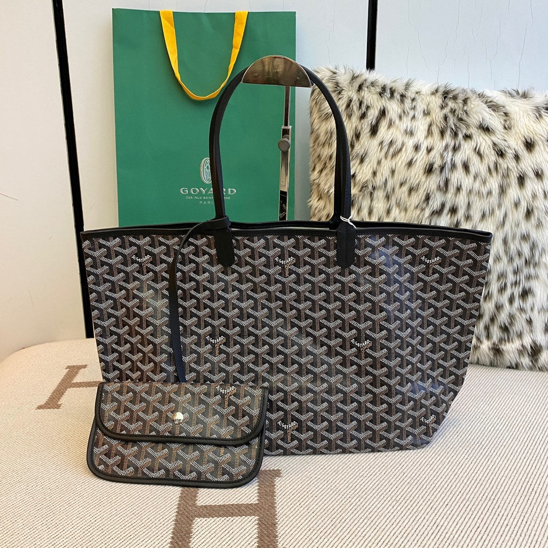 Goyard Saint Louis Tote Black