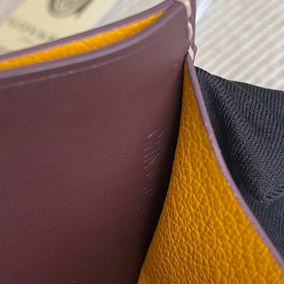 Goyard Saint Sulpice Cardholder Wine Red