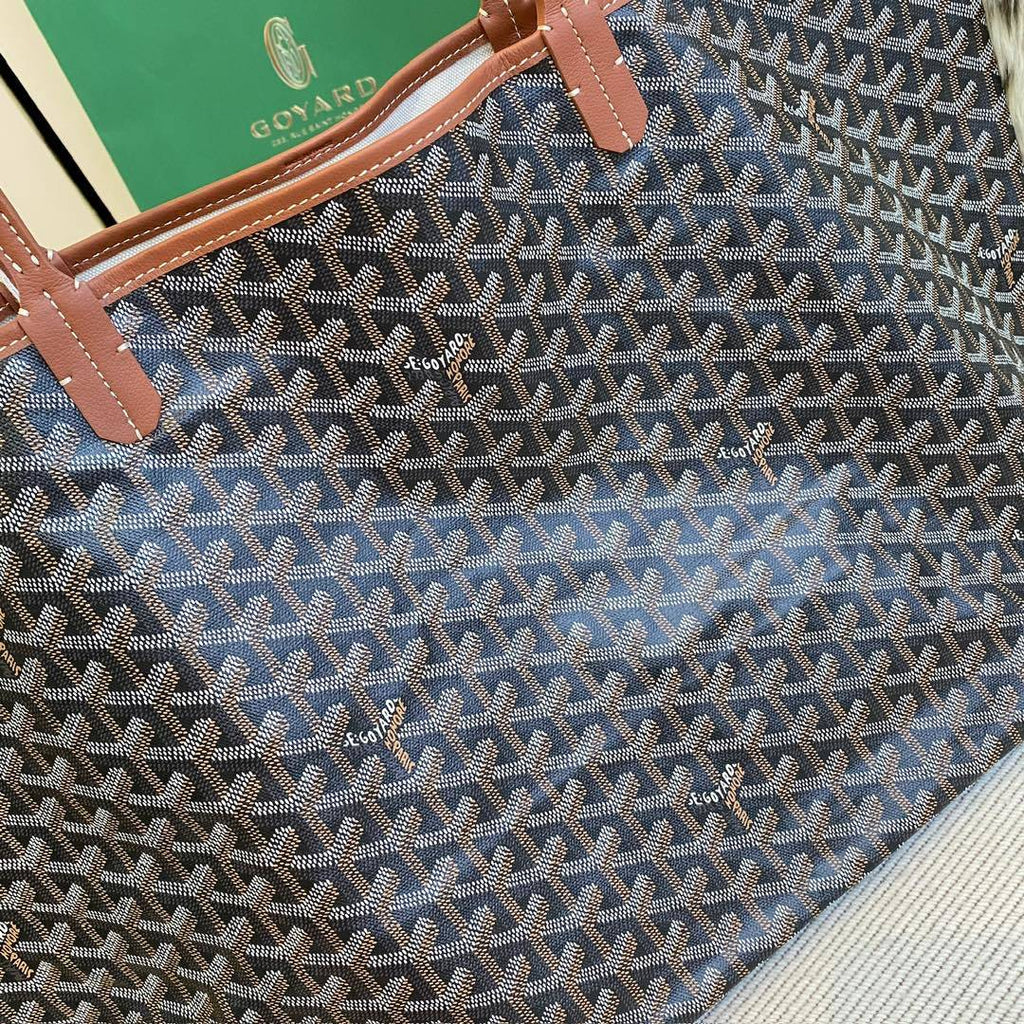 Goyard Saint Louis Tote Black/Tan