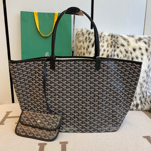 Goyard Saint Louis Tote Black