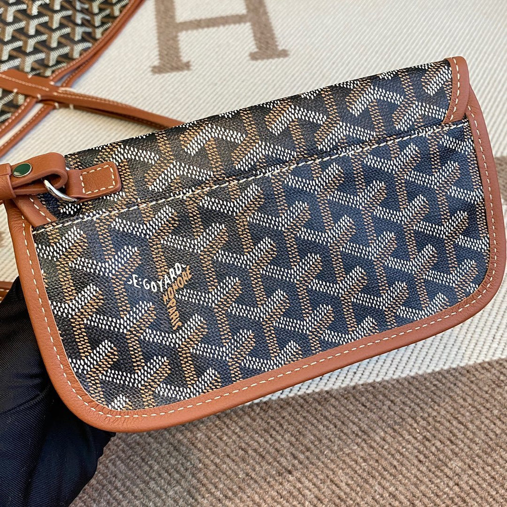 Goyard Saint Louis Tote Black/Tan